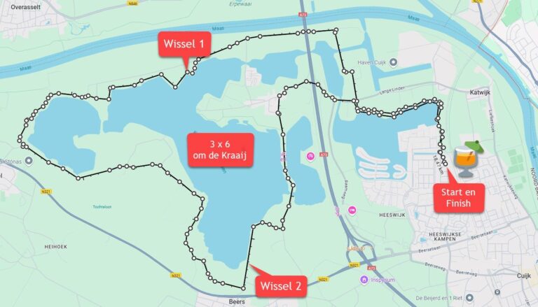 Evenement: 3 x 6 om de Kraaij